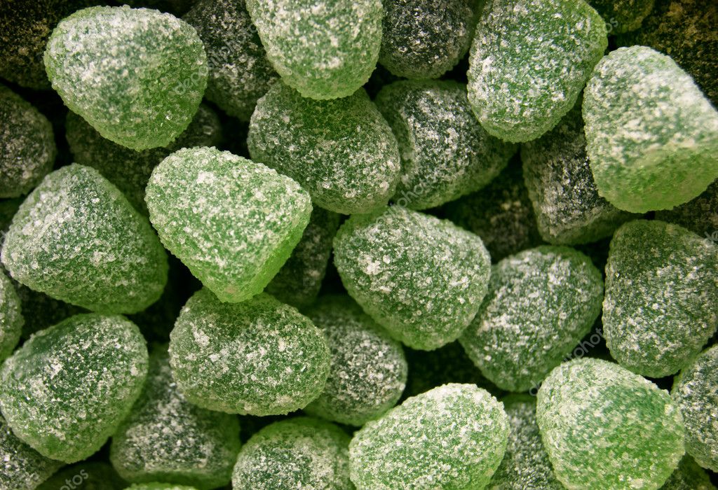 Green Gumdrops — Stock Photo © Whitewolf #9400223