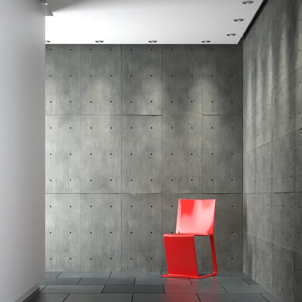 Interior design minimalistic composition
