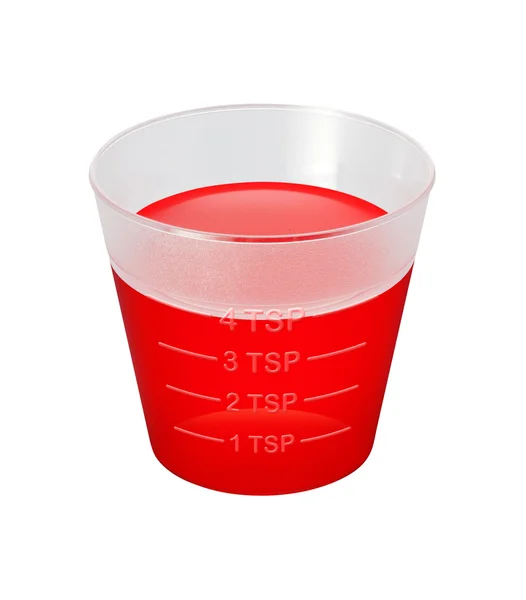 Cough Syrup Medicine Cup with a clipping path