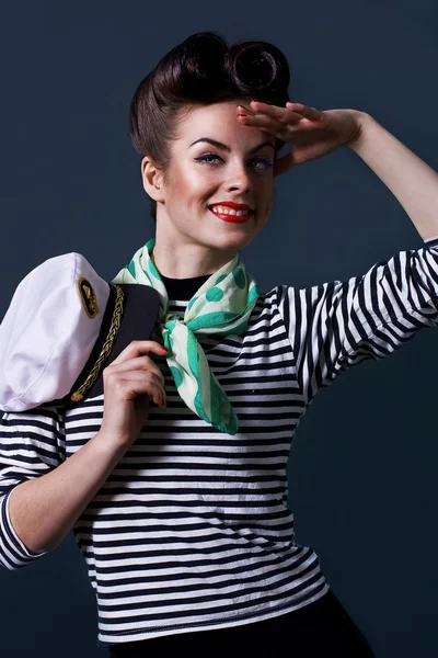 Young sailor woman