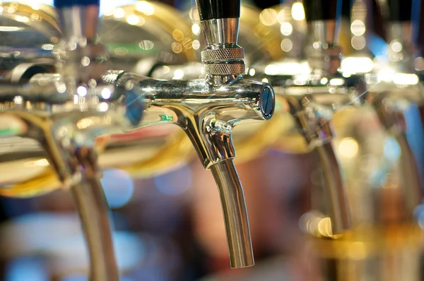 Golden Beer Taps