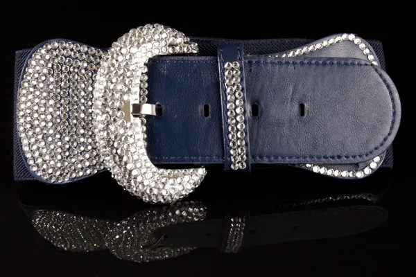 Navy blue fashion belt