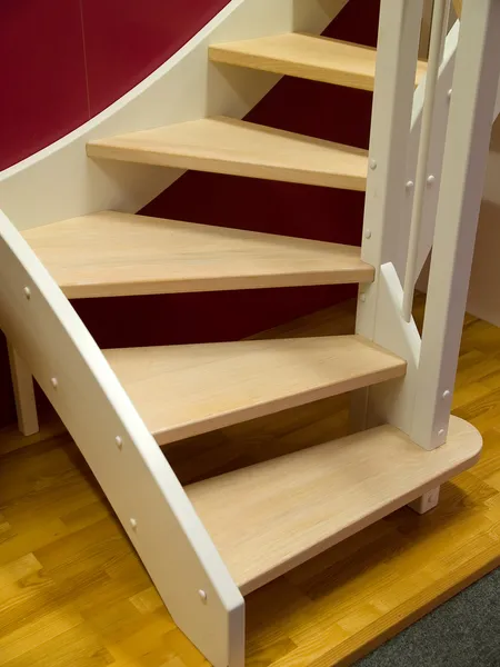 Elegant wooden stairs
