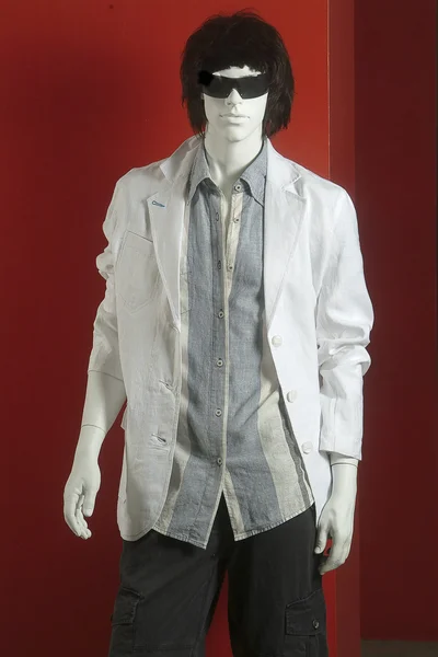 Mannequin with clothes shirt and pants of young
