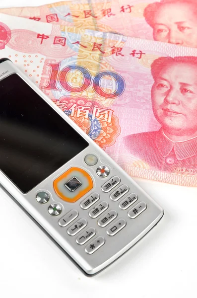Mobile phone and chinese currency