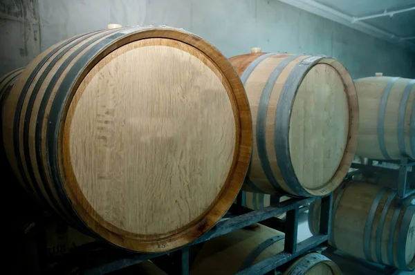 Wine Barrel at Wine Cellar in the factory