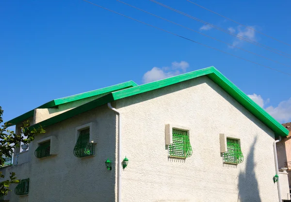 House with green decor