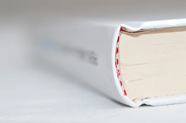 Closeup of a book binding
