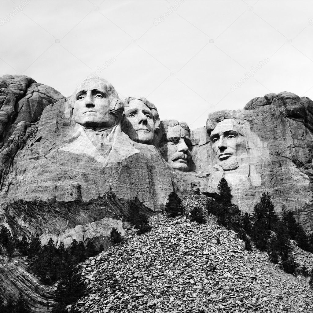 Building Mt Rushmore