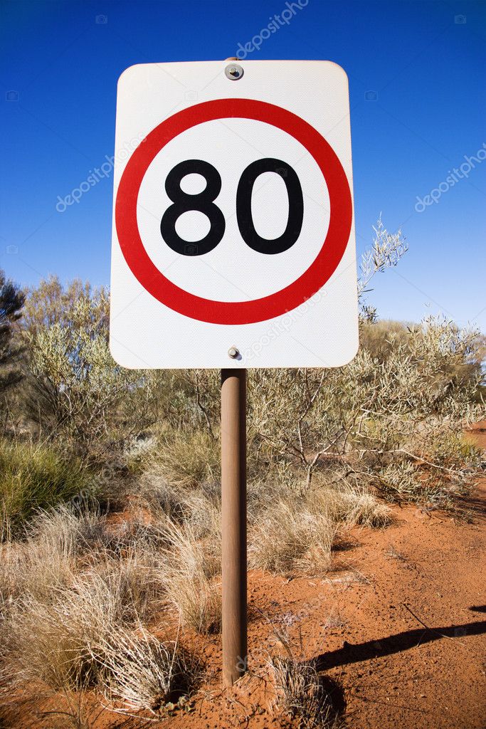 australia speed sign