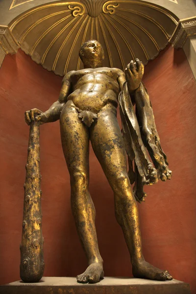 Hercules sculpture.