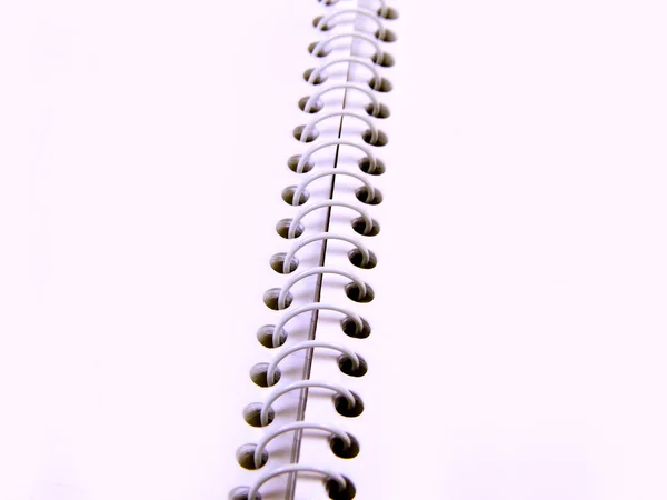Blank background. paper spiral notebook