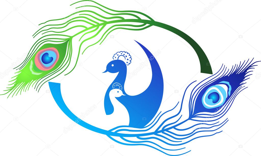 clipart of peacock logo design - photo #27