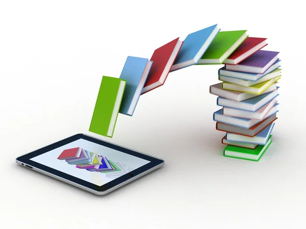 Books fly into your tablet