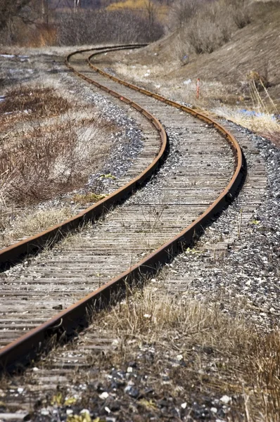 Abandoned railroad ; vanishing point