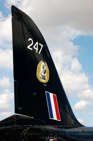 Tail of a BAE Hawk trainer