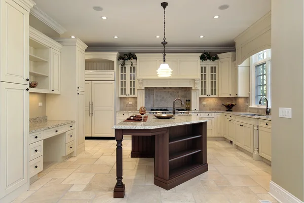 Kitchen with light cabinetry