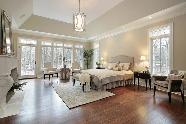 Master bedroom in new construction home