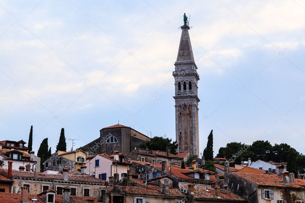 Église SaintEuphémie de rovinj, Croatie — Photo 9937236