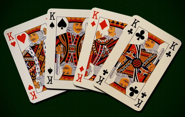 Poker. Four kings