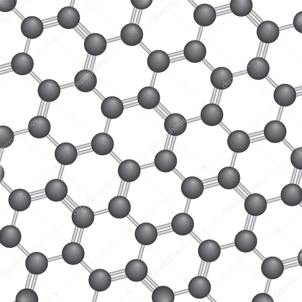 Carbon Molecule Background Stock Vector Image By Adroach