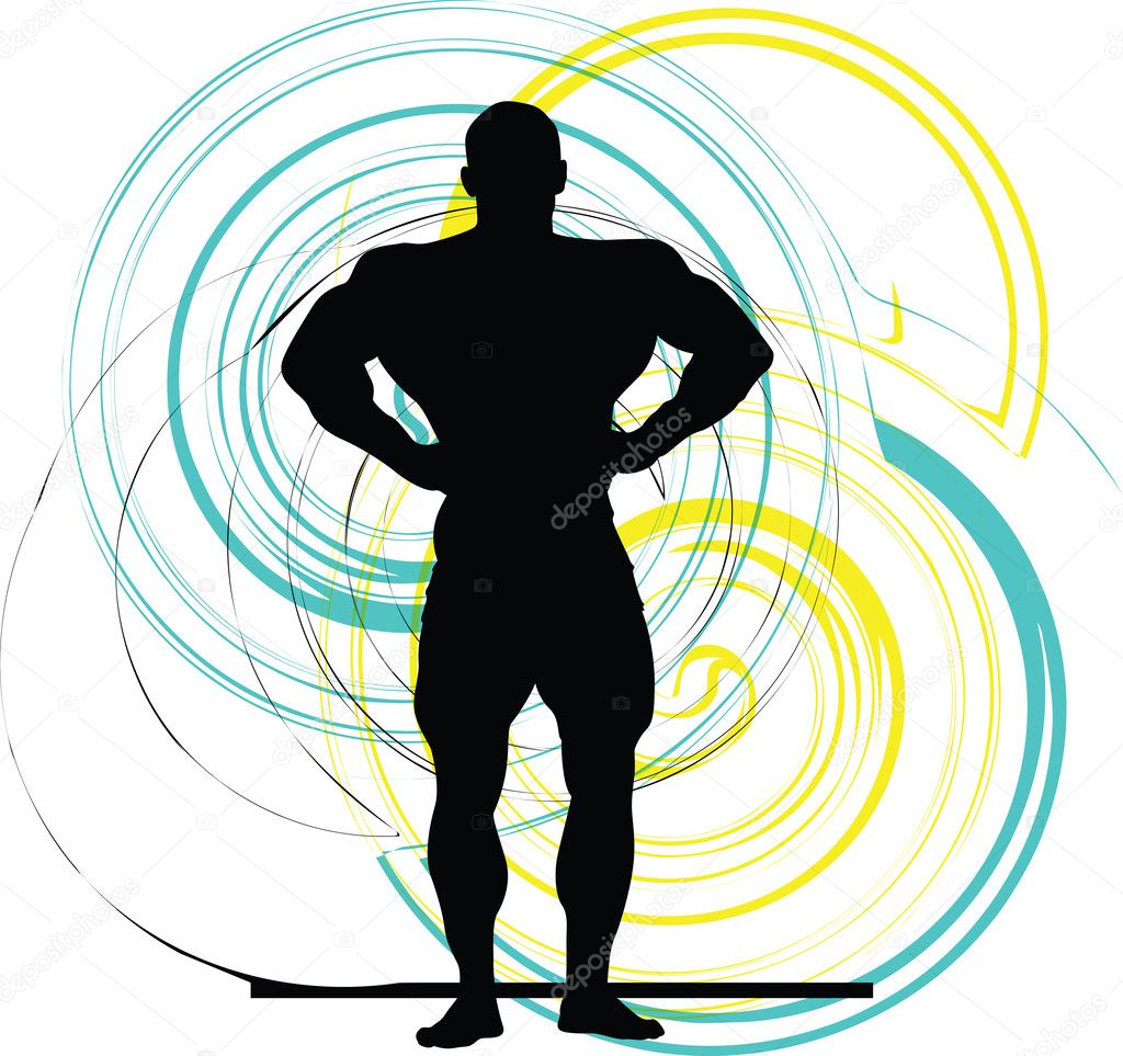 Body Building Vector