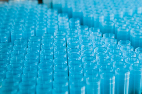 Pipette nozzles in a rack