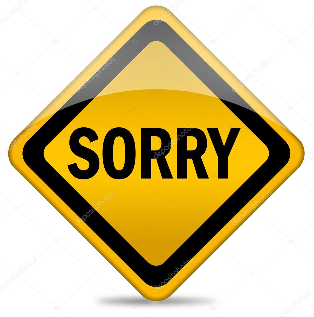 A Sorry Sign