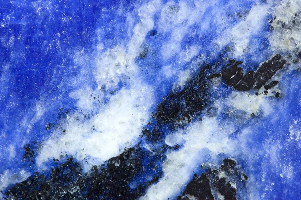 Lapis lazuli blue stone background