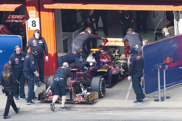 Daniel Ricciardo in box