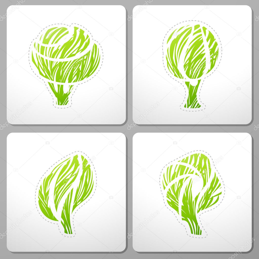 Trees Collection Of Design Elements Stock Vector 169 Ussr 9943592 Tree Collection Of Design Elements Stock Vector Illustration Of Icon Botany 32428346