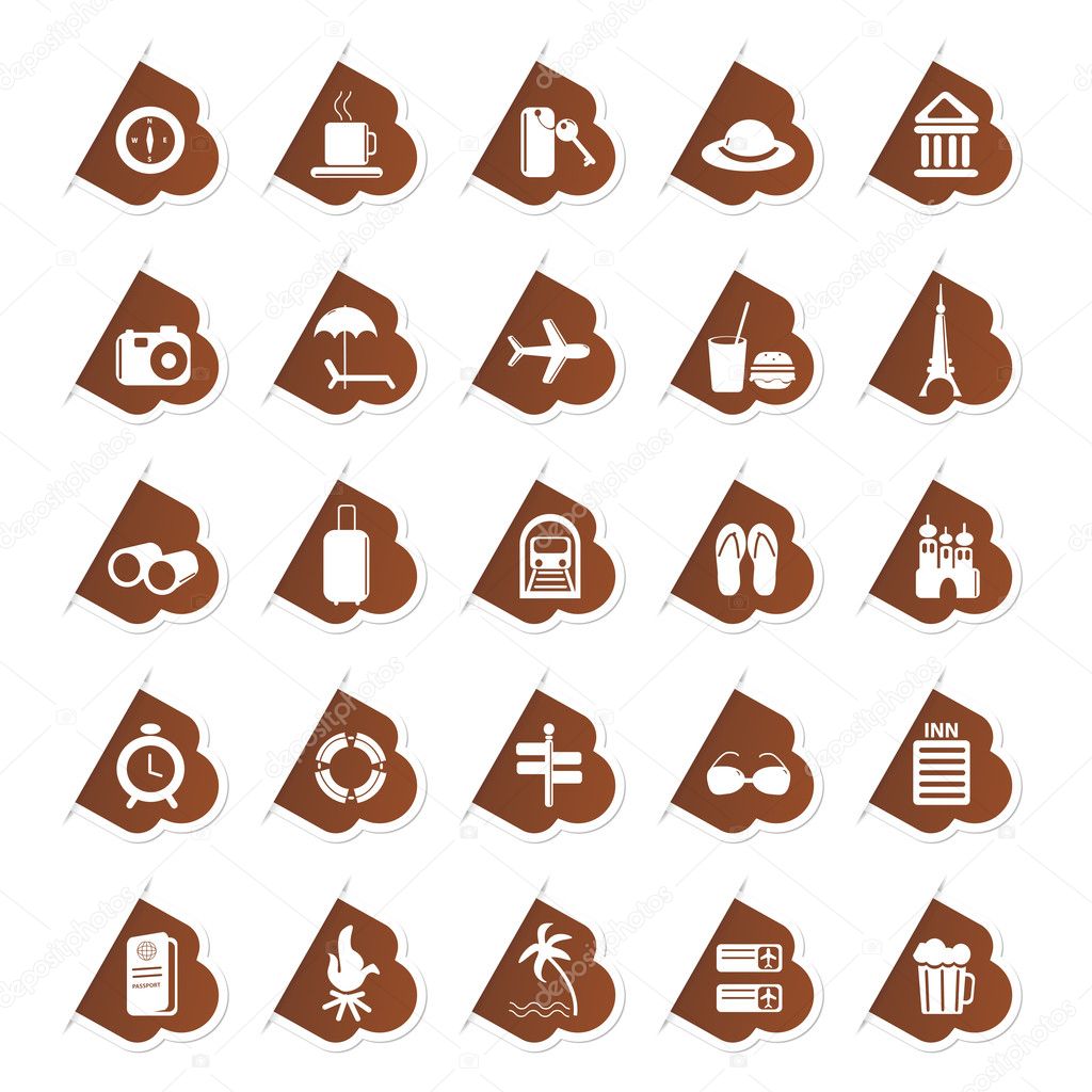 travel icon vector