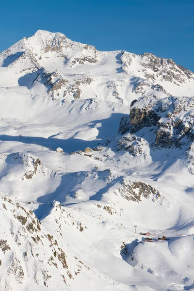 French Alps ski resort