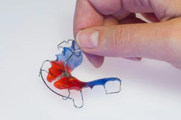 Clamping removable dental braces