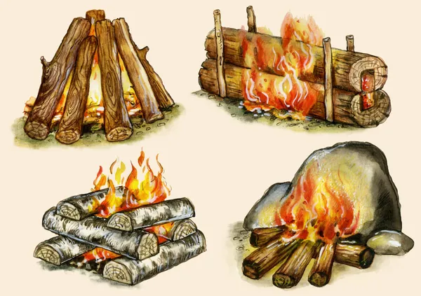 What are the 4 types of fire?