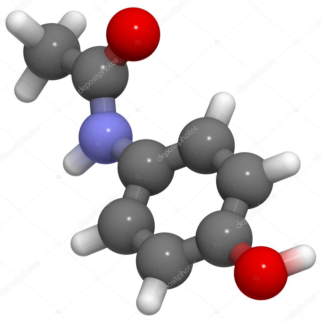 Acetaminophen Molecular Structure