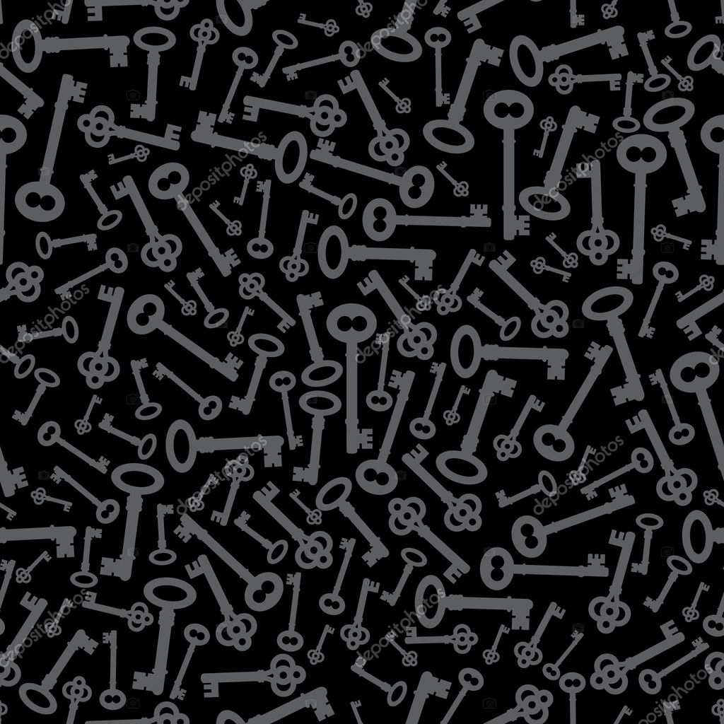 Seamless Vector Skeleton Key Pattern Stock Vector JRMurray76 9210637 Skeleton key pattern in blue stock vector image by lisann 10311287