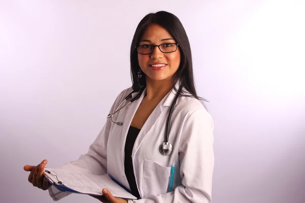 Attractive young female medical doctor