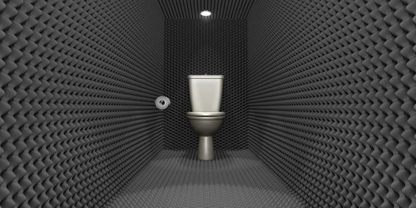 Soundproof Toilet Cubicle