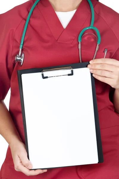 Medical with blank clipboard