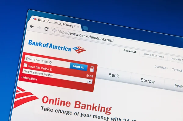 Bank of America website