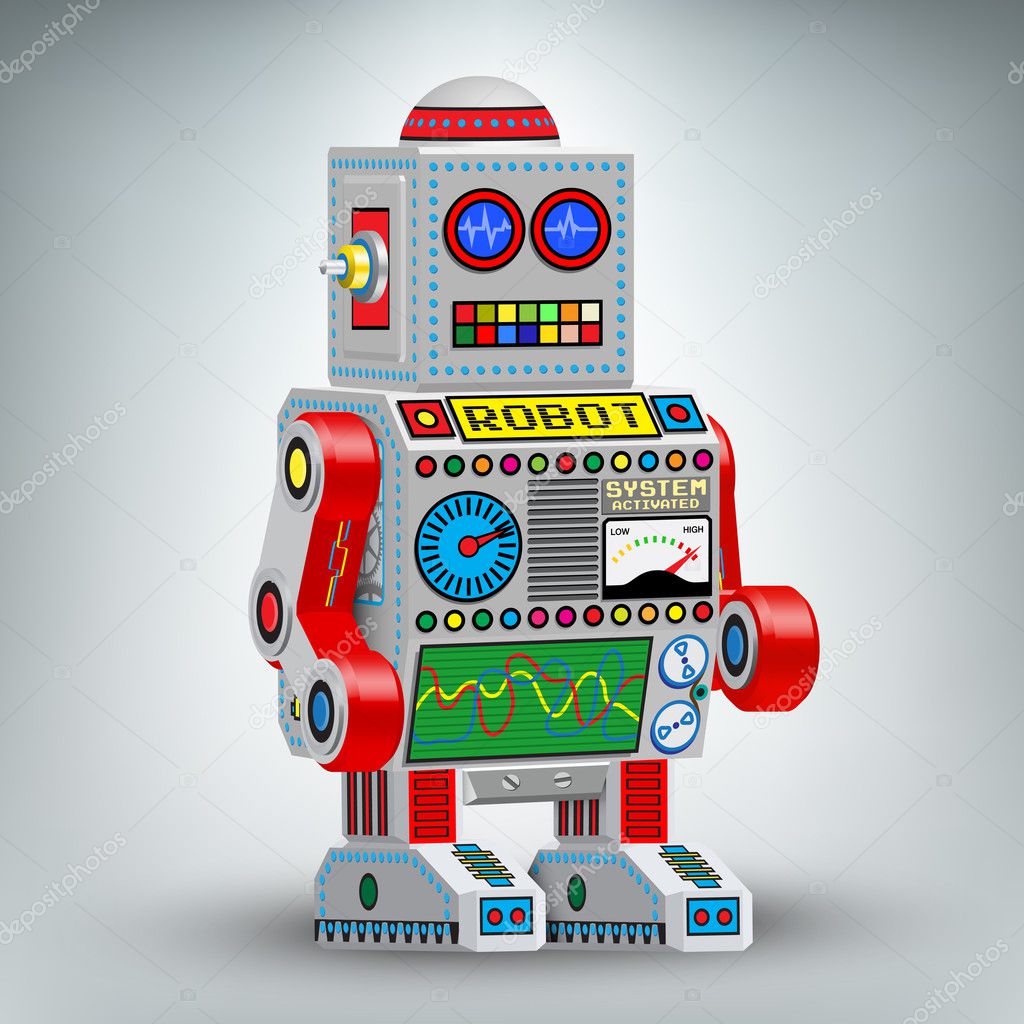 robot toy clipart - photo #50