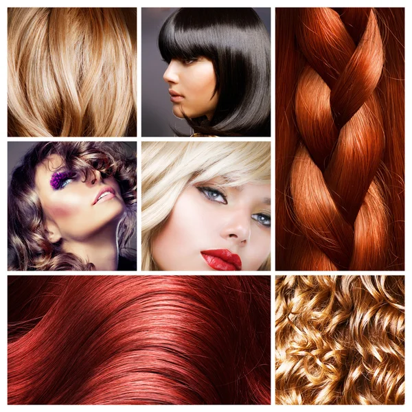 Hair Collage. Hairstyles