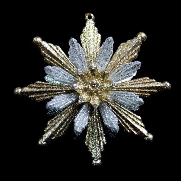 Silver & Gold Christmas Star Ornament