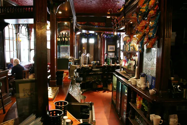 Inside view of a english pub