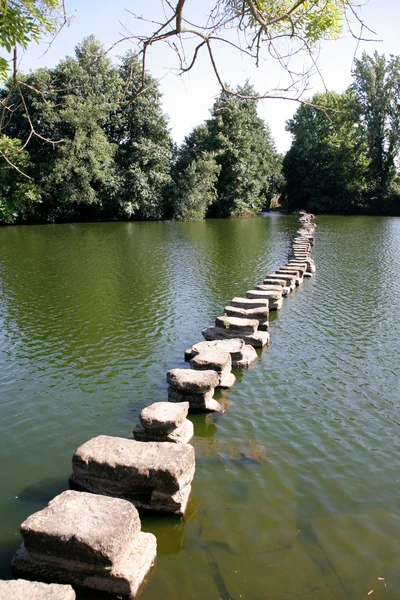 A row of stones