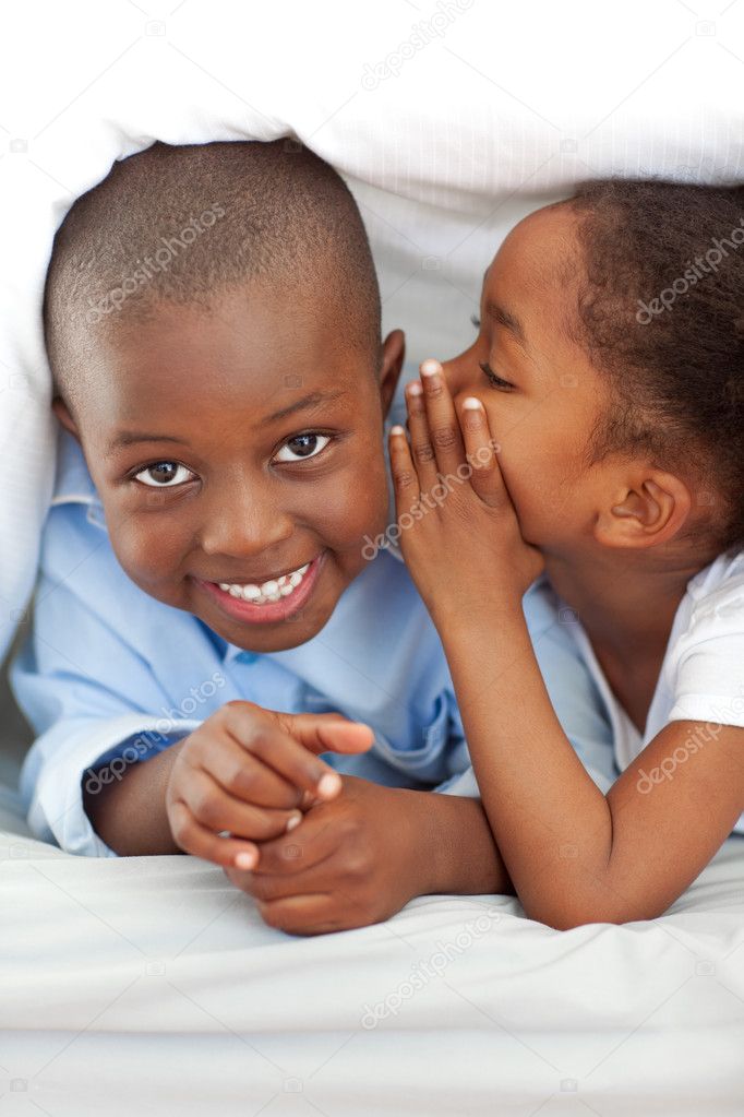 Little Girl Whispering