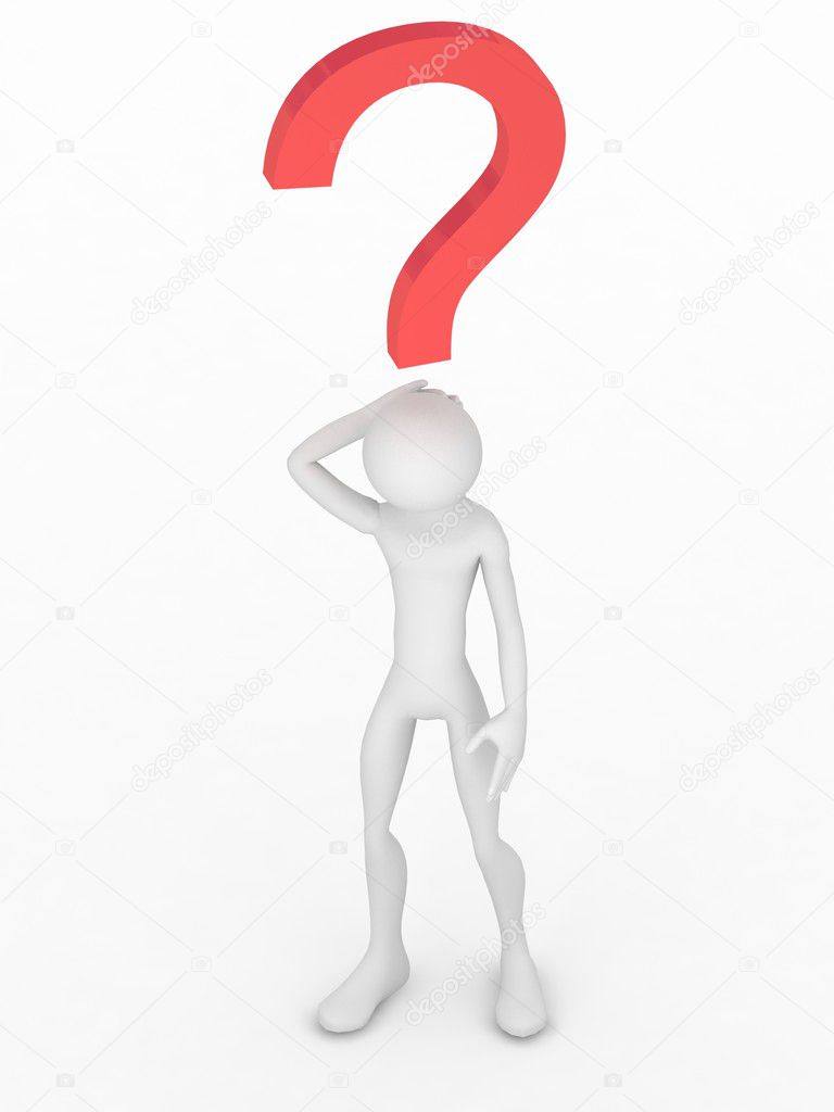 person question mark