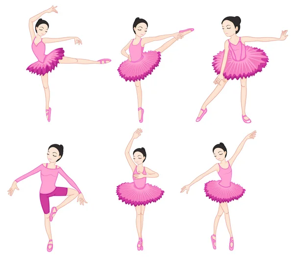 芭蕾舞女演员集 - 图库矢量图像 interactimages
