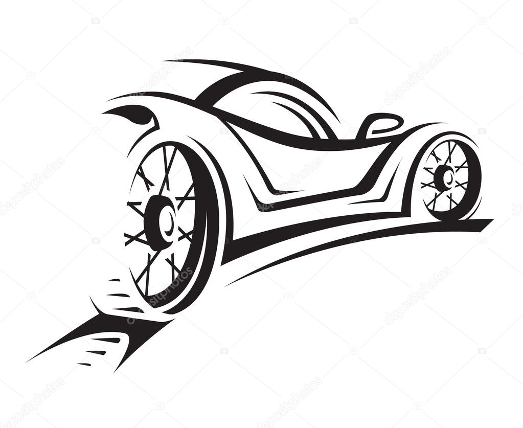 car zooming clipart - photo #26